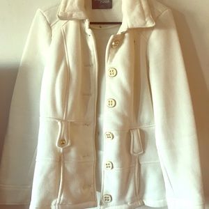 Charlotte Russe Mid-weight Winter White coat